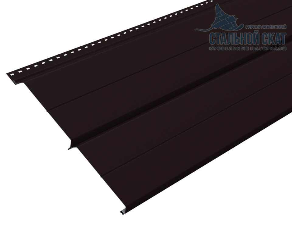 Фото: Сайдинг Lбрус-XL-Н-14х335 (VALORI-20-DarkBrown-0.5) в Реутове