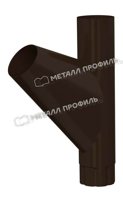 Фото: Тройник трубы Foramina Freeze D100 (FRZ_D-01-DarkBrownDarkBrown-0.5) в 