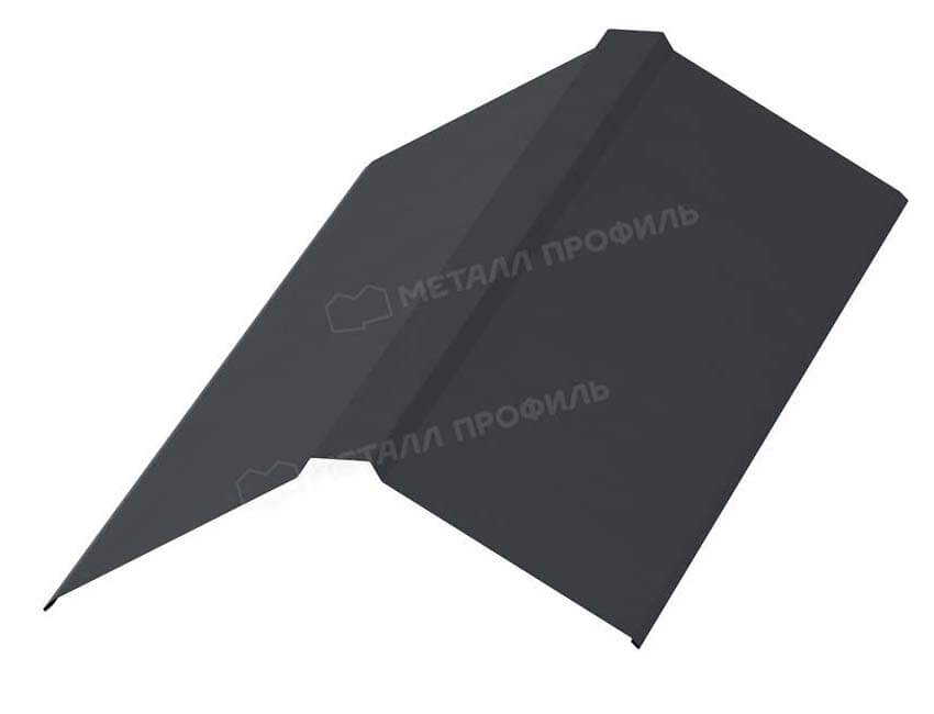 Фото: Планка конька плоского 190х190х2000 (VALORI-20-Grey-0.5) в Реутове