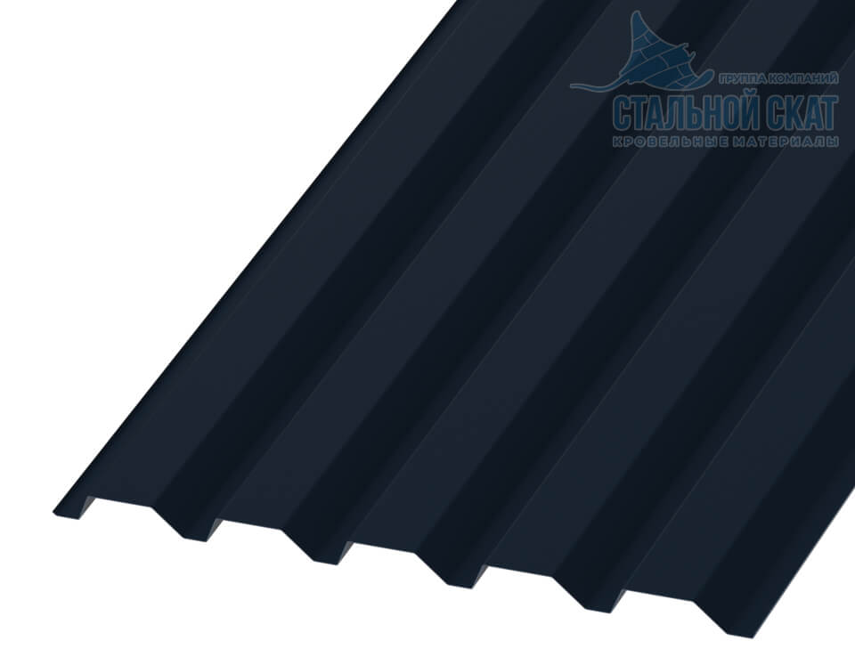 Профнастил С44 х 1000 - B (VALORI-20-DarkGrey-0.5)
