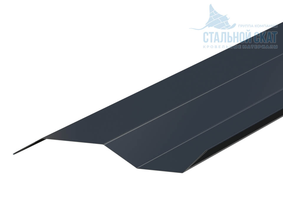Планка примыкания в накладку 77х2000 (VikingMP E-20-7024-0.5)