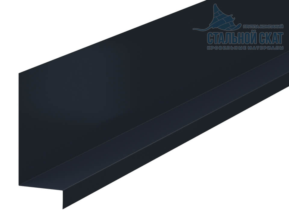 Планка примыкания боковая FASTCLICK 150х65х2000 NormanMP (ПЭ-01-7024-0.5)